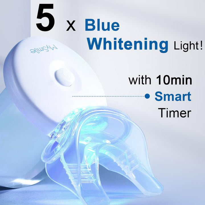 Get Your Smile Summer-Ready! 🌟 Mysmile Teeth Whitening Kit with 5X LED Light - 18% Carbamide Peroxide! Perfect for Your Spring Glow Up! 💖 #TikTokShopDeal