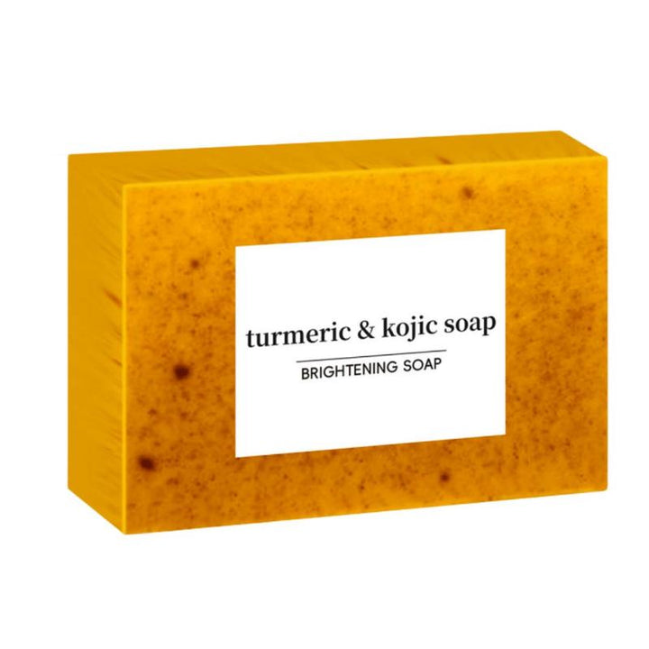 Summer Turmeric & Kojic Soap, Natural Handmade Bath Soap, Exfoliating Soap for Body Wash, Body Care Product for Women & Men, Valentine'S Day Gift