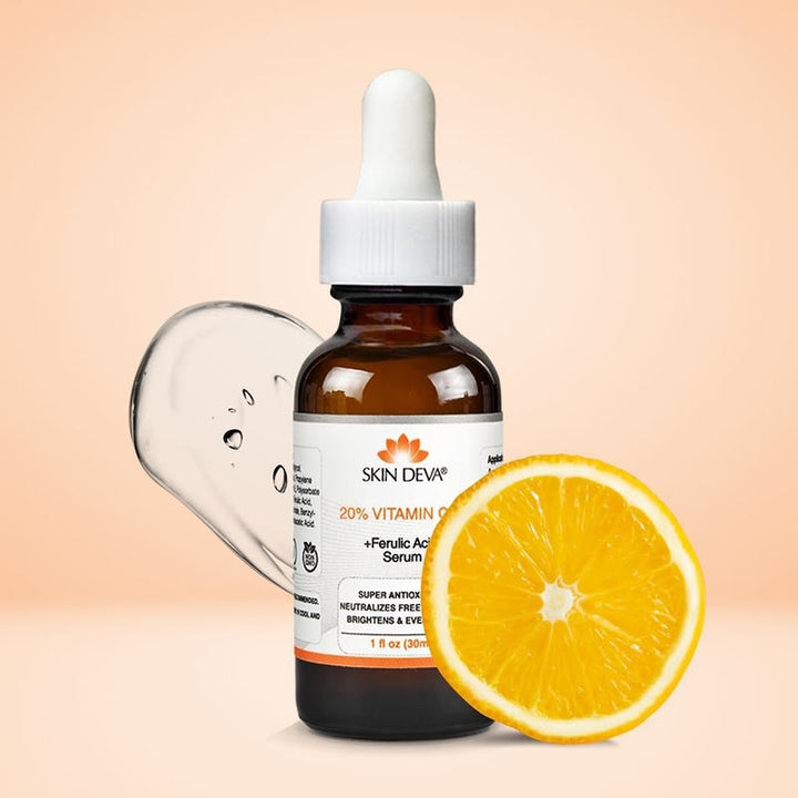 Glow Up with Skin Deva's Vitamin C E Ferulic Acid Serum - Perfect for All Skin Types! ✨💖