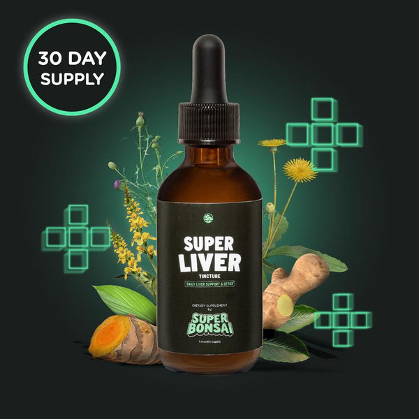 Revitalize Your Liver Naturally! 🌿✨ Superbonsai Super Liver with Milk Thistle & Dandelion Root - Detox & Support Daily! 💚 #GMOFree #GlutenFree #Vegan