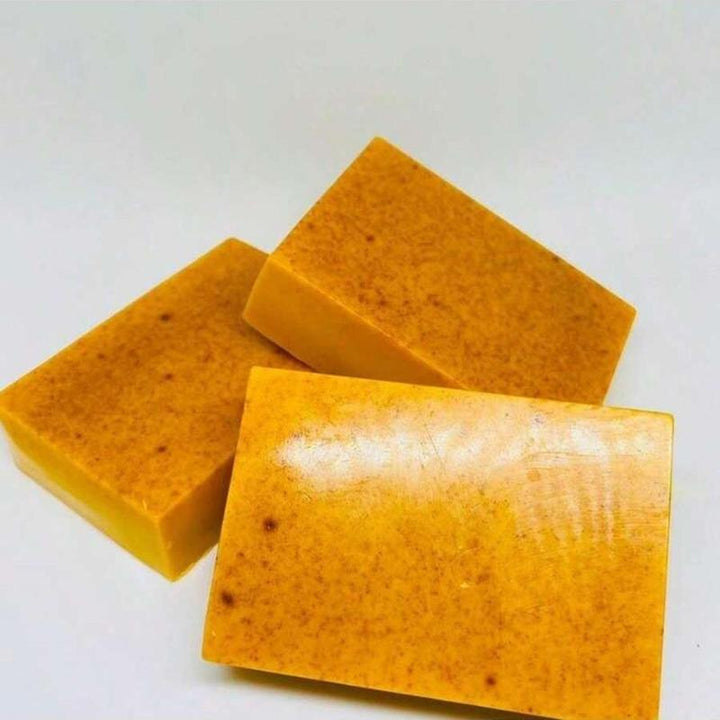 Summer Turmeric & Kojic Soap, Natural Handmade Bath Soap, Exfoliating Soap for Body Wash, Body Care Product for Women & Men, Valentine'S Day Gift