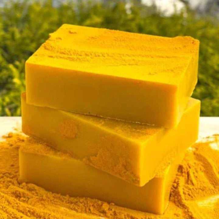 Summer Turmeric & Kojic Soap, Natural Handmade Bath Soap, Exfoliating Soap for Body Wash, Body Care Product for Women & Men, Valentine'S Day Gift