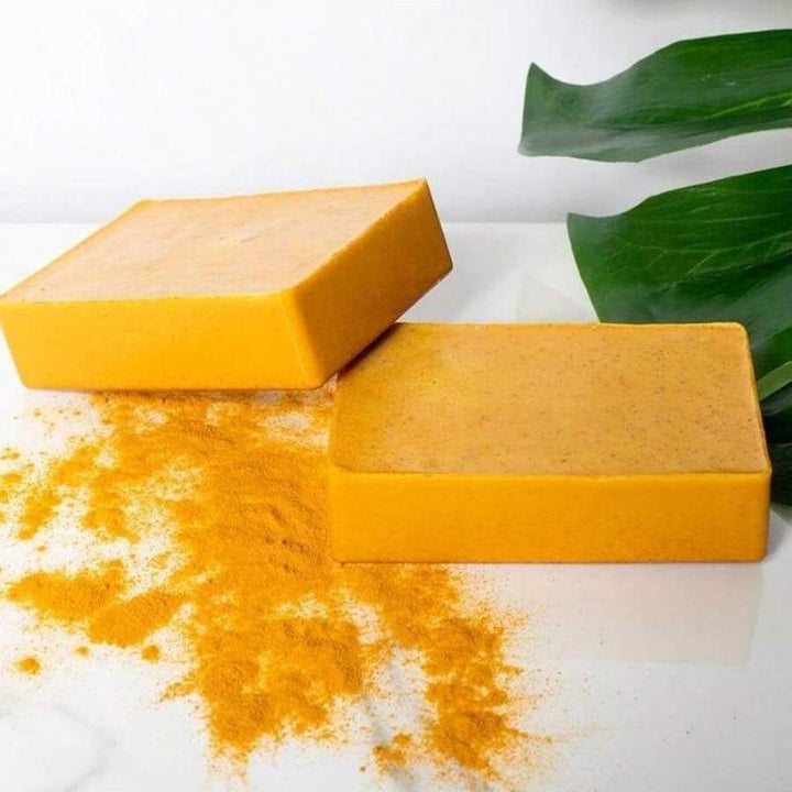 Summer Turmeric & Kojic Soap, Natural Handmade Bath Soap, Exfoliating Soap for Body Wash, Body Care Product for Women & Men, Valentine'S Day Gift