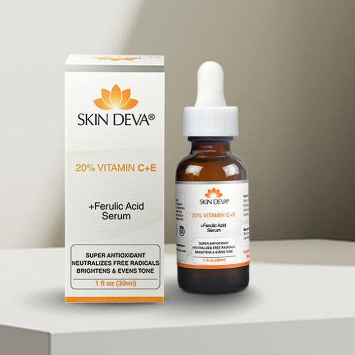 Glow Up with Skin Deva's Vitamin C E Ferulic Acid Serum - Perfect for All Skin Types! ✨💖