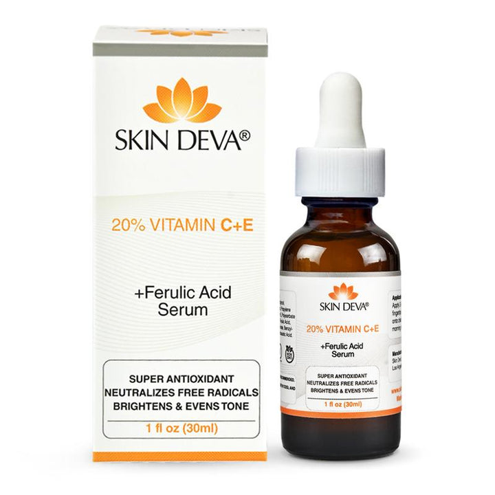 Glow Up with Skin Deva's Vitamin C E Ferulic Acid Serum - Perfect for All Skin Types! ✨💖