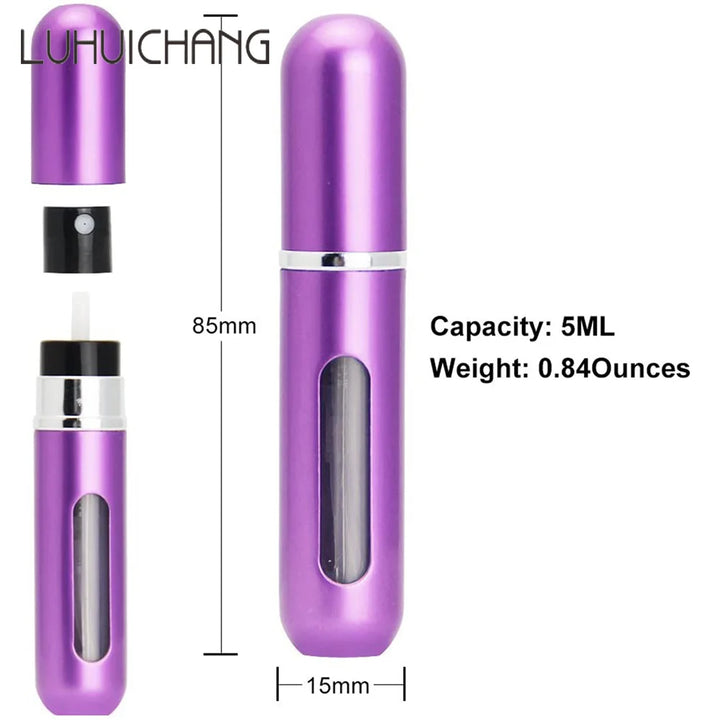 Portable Mini Bottle Refillable Perfume Spray - Essentially Radiant