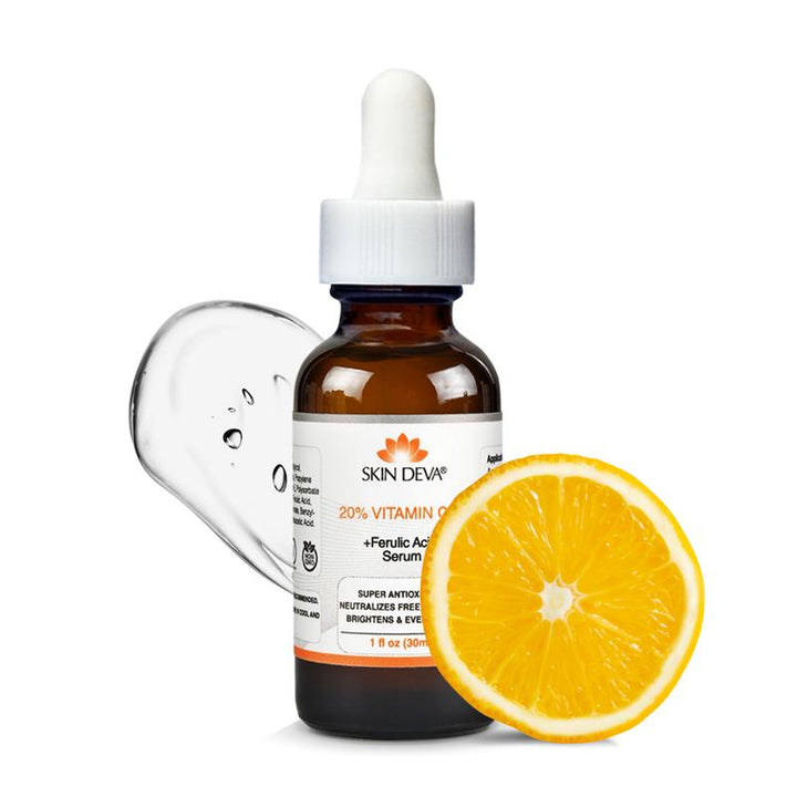 Glow Up with Skin Deva's Vitamin C E Ferulic Acid Serum - Perfect for All Skin Types! ✨💖