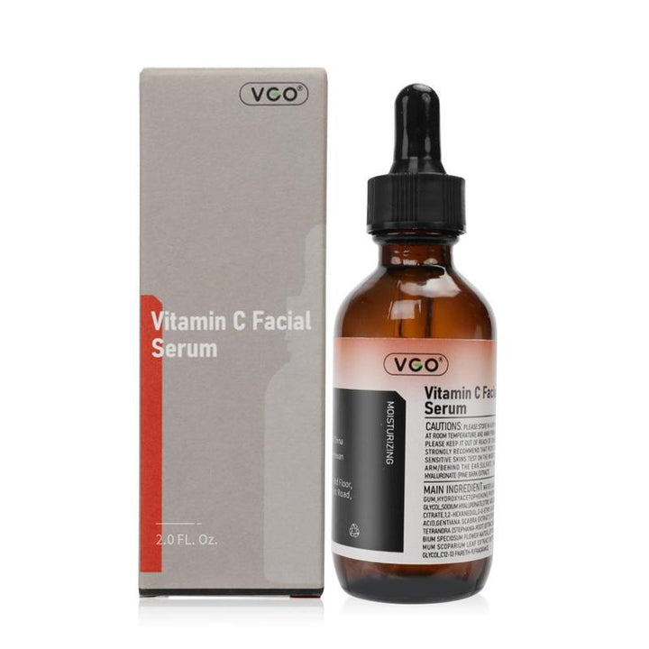 VGO Vitamin C Facial Serum Essence, 30Ml / 60Ml-A2 Moisturize Skincare Daily Delicate Gentle Acne Cleanser Cream Cleanser Cream Radiance Comfort