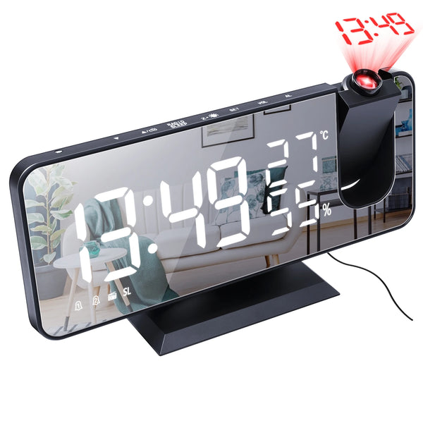 LED Digital Projection Alarm Clock - Essentially Radiant