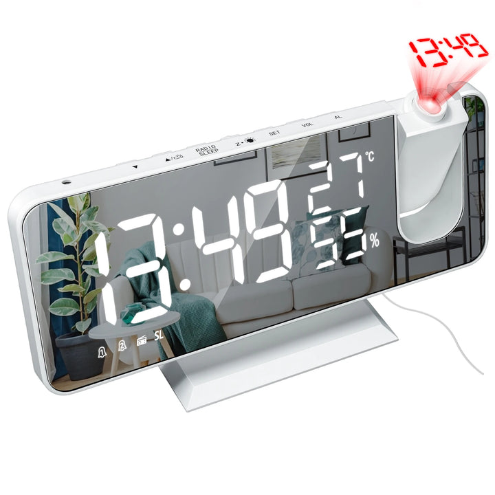 LED Digital Projection Alarm Clock - Essentially Radiant