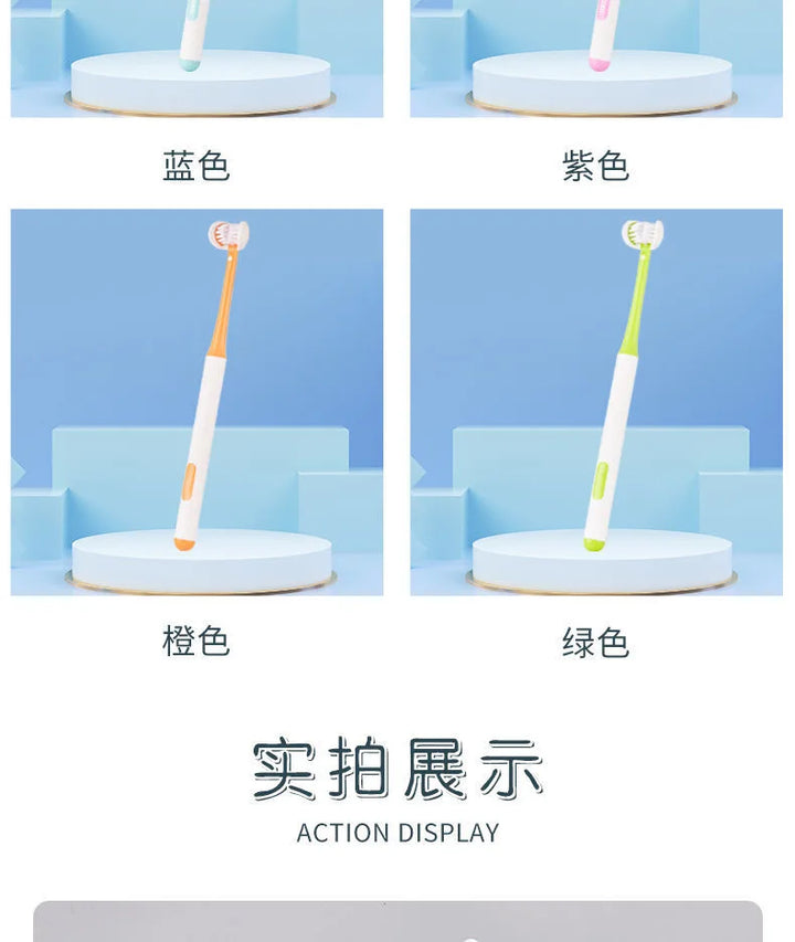 Three-sided U Shape adult Toothbrush - Essentially Radiant