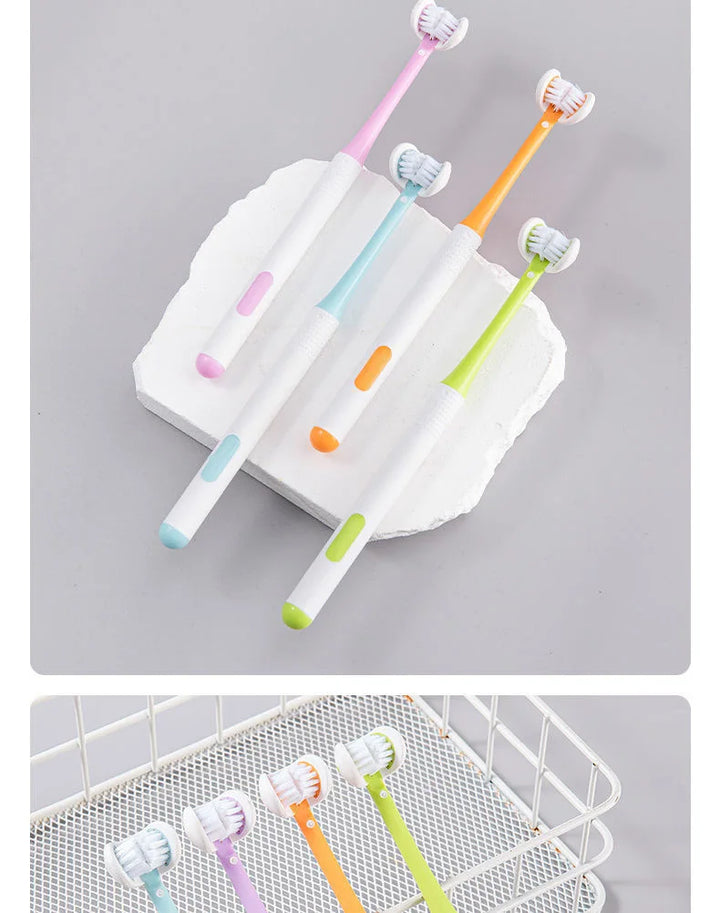 Three-sided U Shape adult Toothbrush - Essentially Radiant