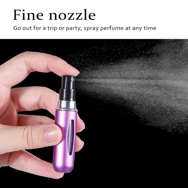 Portable Mini Bottle Refillable Perfume Spray - Essentially Radiant