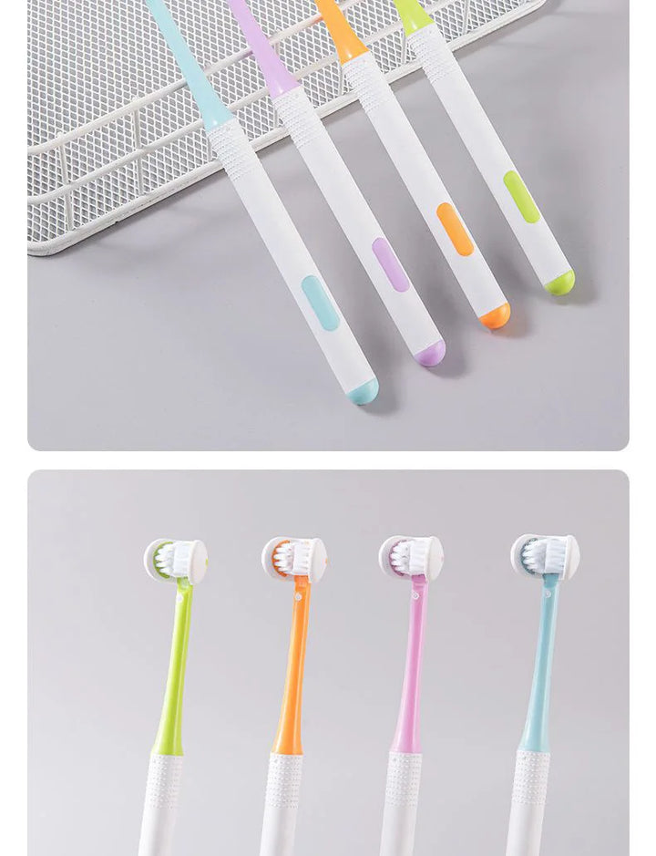 Three-sided U Shape adult Toothbrush - Essentially Radiant