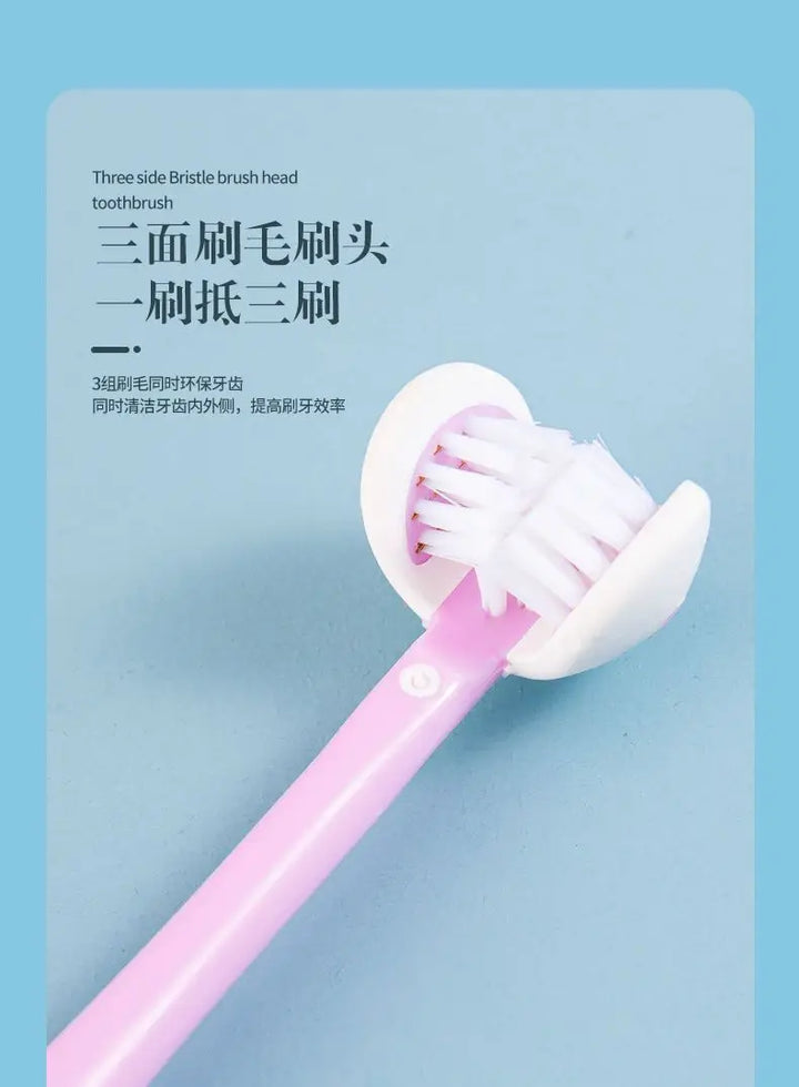 Three-sided U Shape adult Toothbrush - Essentially Radiant