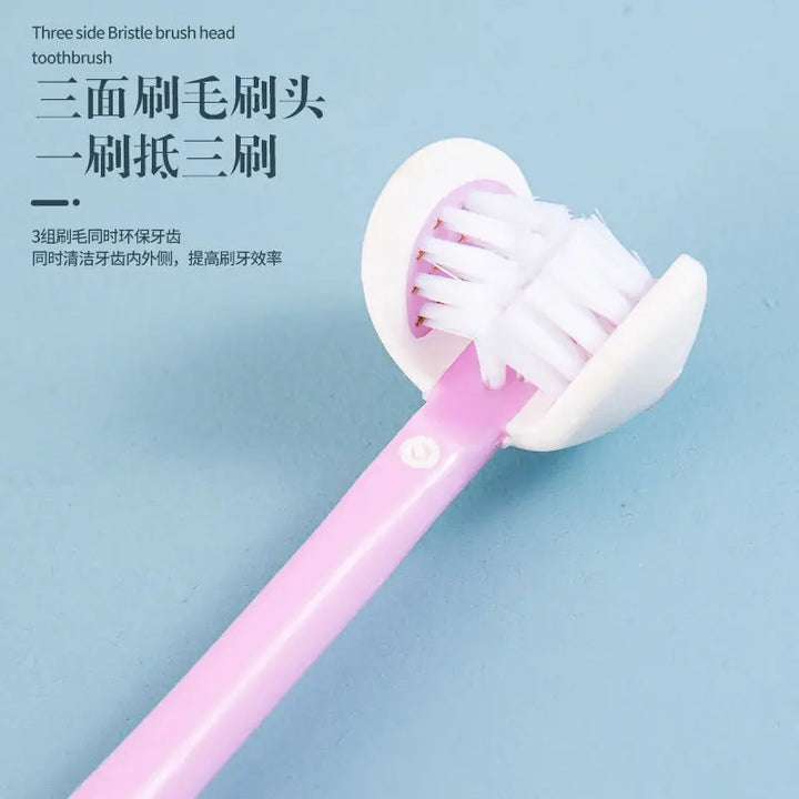 Three-sided U Shape adult Toothbrush - Essentially Radiant