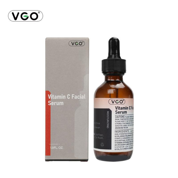 VGO Vitamin C Facial Serum Essence, 30Ml / 60Ml-A2 Moisturize Skincare Daily Delicate Gentle Acne Cleanser Cream Cleanser Cream Radiance Comfort