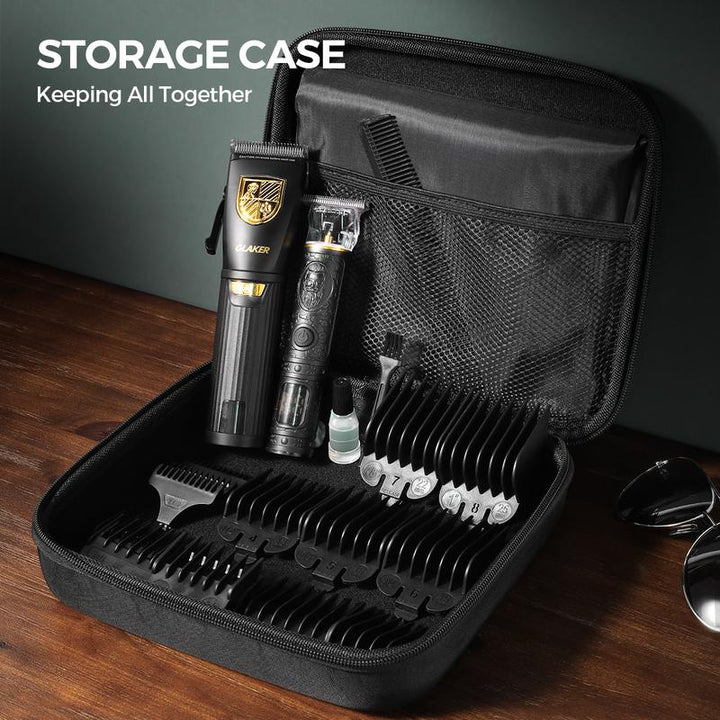 Upgrade Your Grooming Game with the GLAKER Cordless Hair Clipper Kit! ✂️💈 Perfect for Men - Sharp Blades, LED Display, 15 Guide Combs & Travel Case! #GroomingEssentials #HairClippers - Essentially Radiant